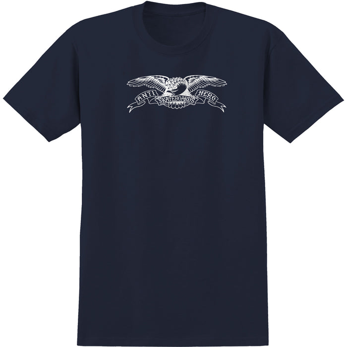 Antihero Basic Eagle Youth T-Shirt (Navy/White)