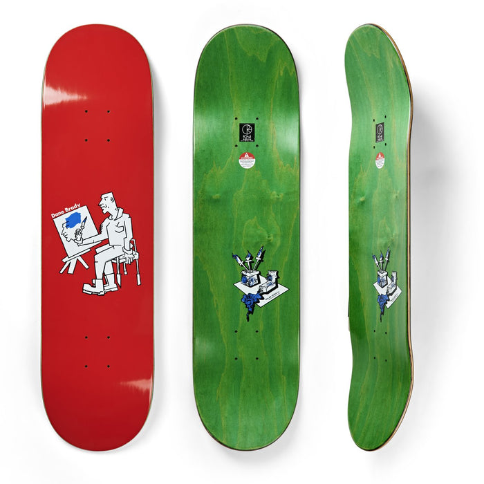 Polar Dane Brady Painter Red Deck (8.0")