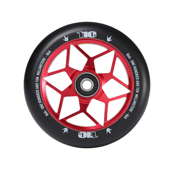 Envy 110mm Diamond Wheels (Red)
