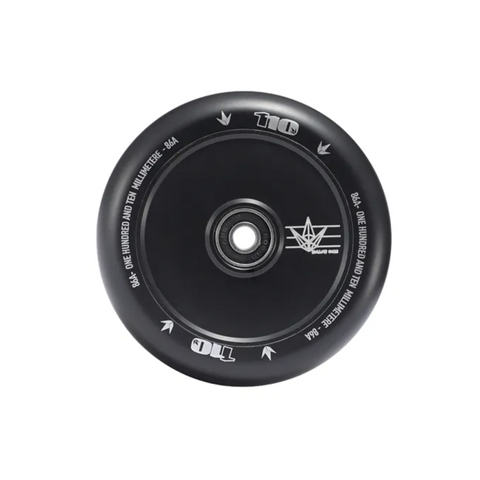 Envy 110mm Hollow Core Wheels (Black)