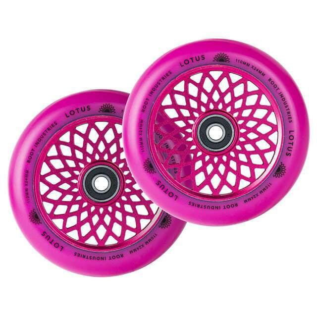 Root Industries 110mm Lotus Wheels (Pink/Pink)