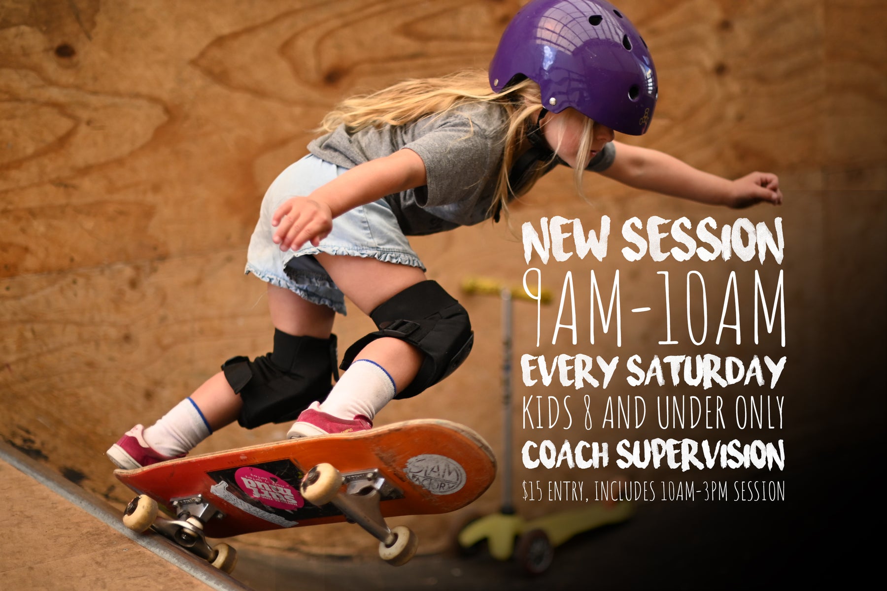 NEW SESSION: KIDS AGED 8 AND UNDER ONLY