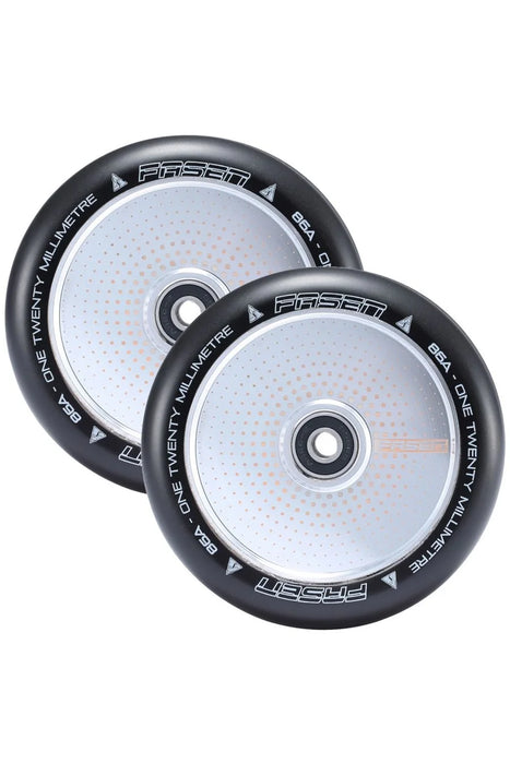 Fasen Jet 120mm Scooter Wheels -  Hypno Hollowcore -Dot Chrome