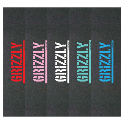 Grizzly Skateboard Griptape Sheet (Various Colours)