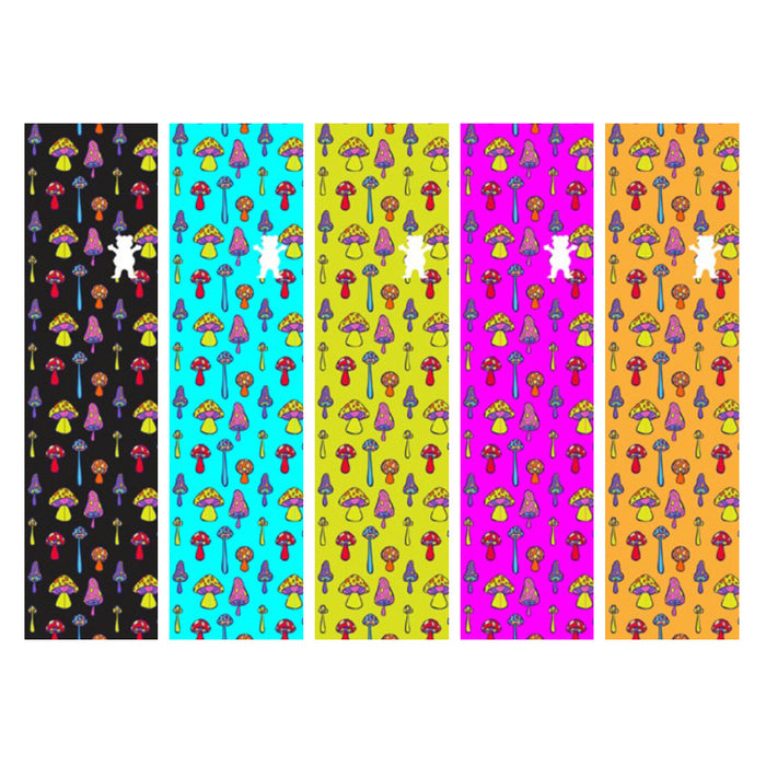 Grizzly Mushroom Skateboard Griptape Sheet (Various Colours)