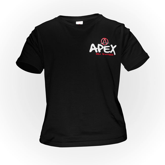 Apex Pro Scooters Classic Logo Black T-Shirt