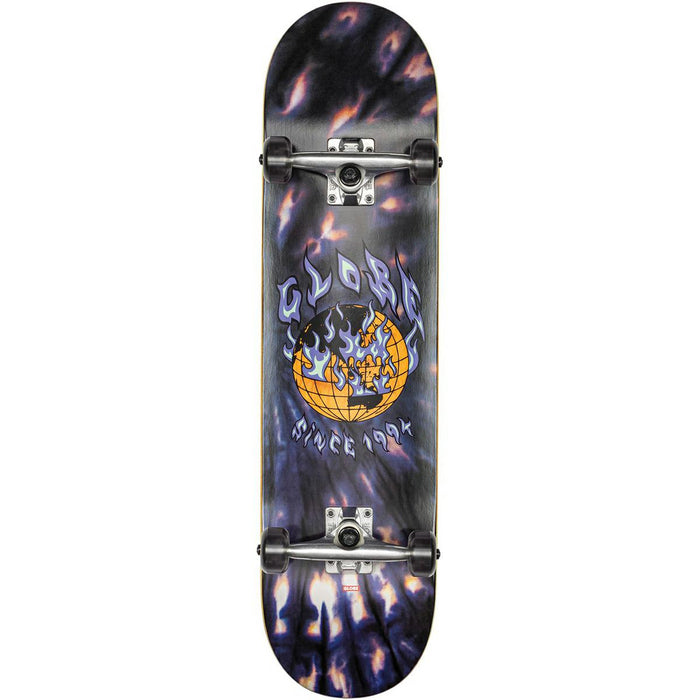 Globe G1 Ablaze Black Dye Complete Skateboard (8.0")
