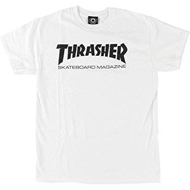 Thrasher Skateboarding Magazine White Youth T-Shirt