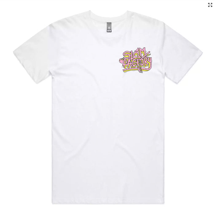 Slam Factory Graffiti Logo T-Shirt (White)