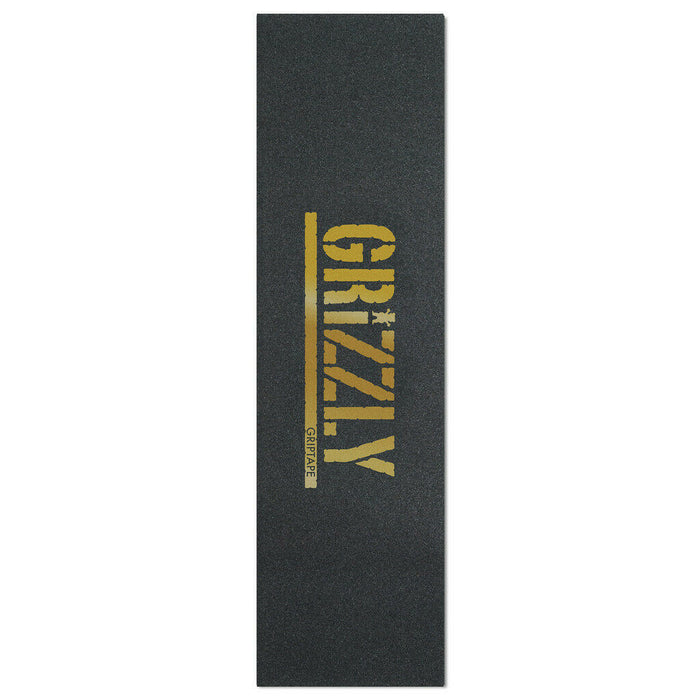 Grizzly Skateboard Griptape Sheet (Gold Stamp)