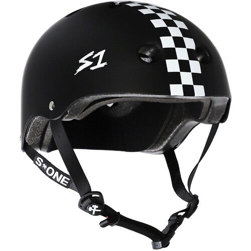 S1 Lifer Certified Helmet (Black/White Checkers)